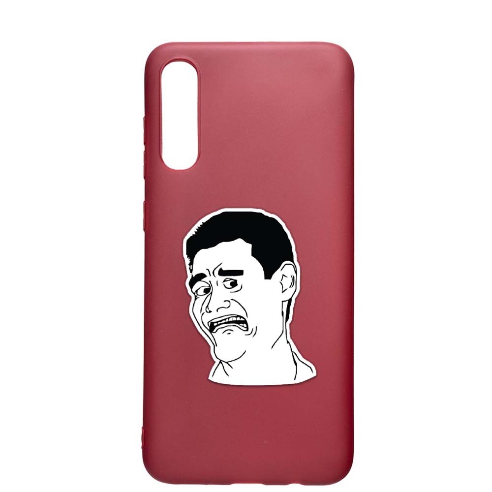 Husa Samsung Galaxy A70, Meme - Harold, rezistenta la uzura, anti-alunecare, din silicon Premium, Pomegranate, PG660
