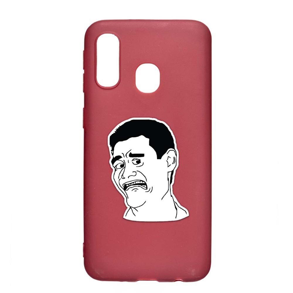 Husa Samsung Galaxy A40, Meme - Harold, rezistenta la uzura, anti-alunecare, din silicon Premium, Pomegranate, PG660