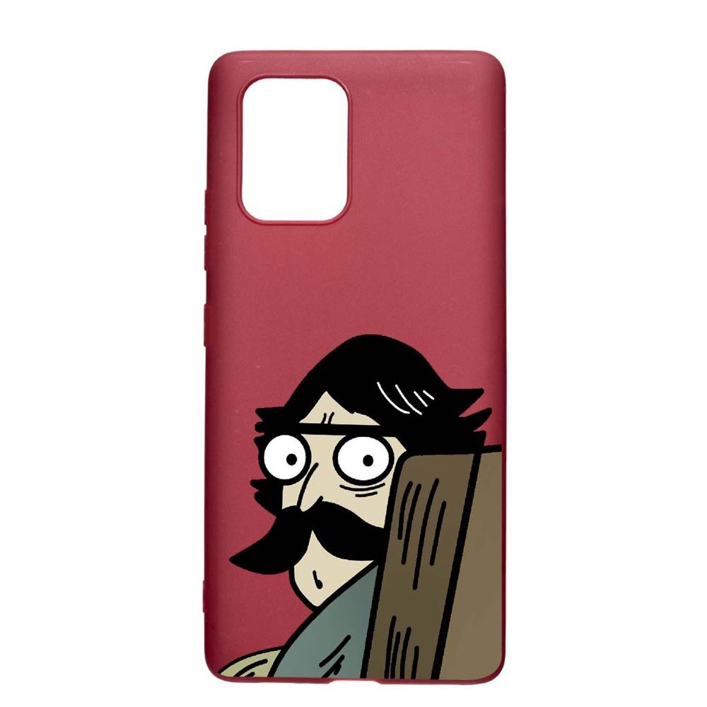 Husa Apple iPhone 11 Pro Max, Meme, rezistenta la uzura, anti-alunecare, din silicon Premium, Pomegranate, PG653