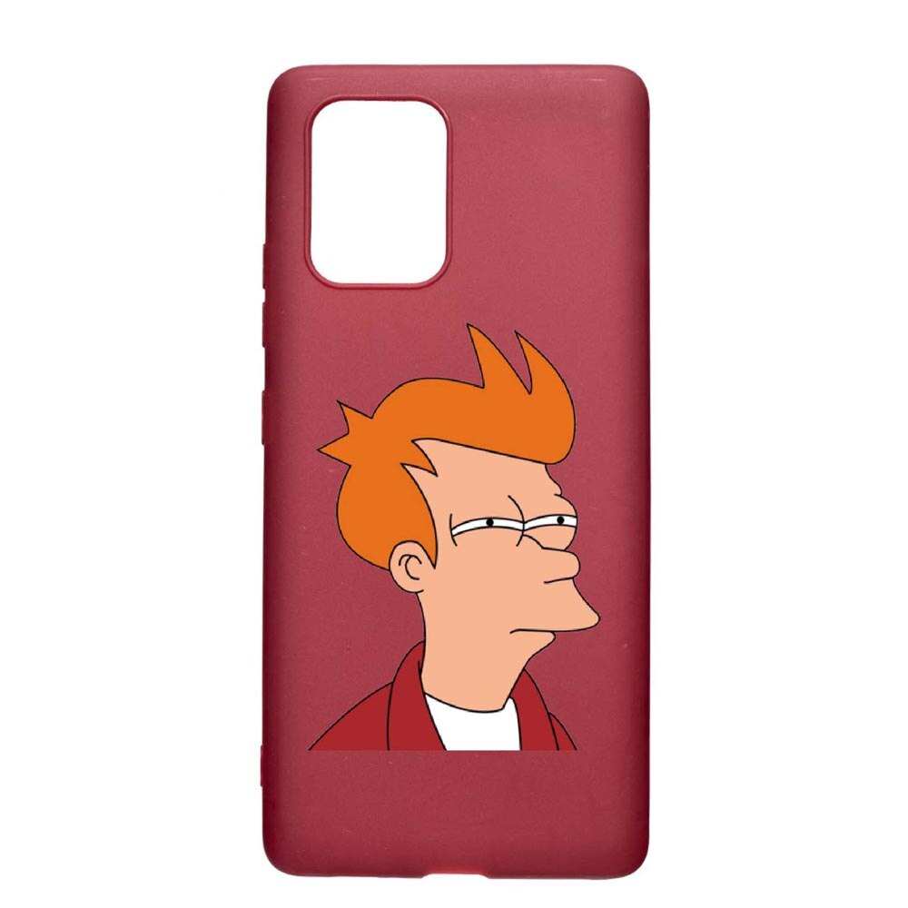 Husa Apple iPhone 11, Meme, rezistenta la uzura, anti-alunecare, din silicon Premium, Pomegranate, PG663