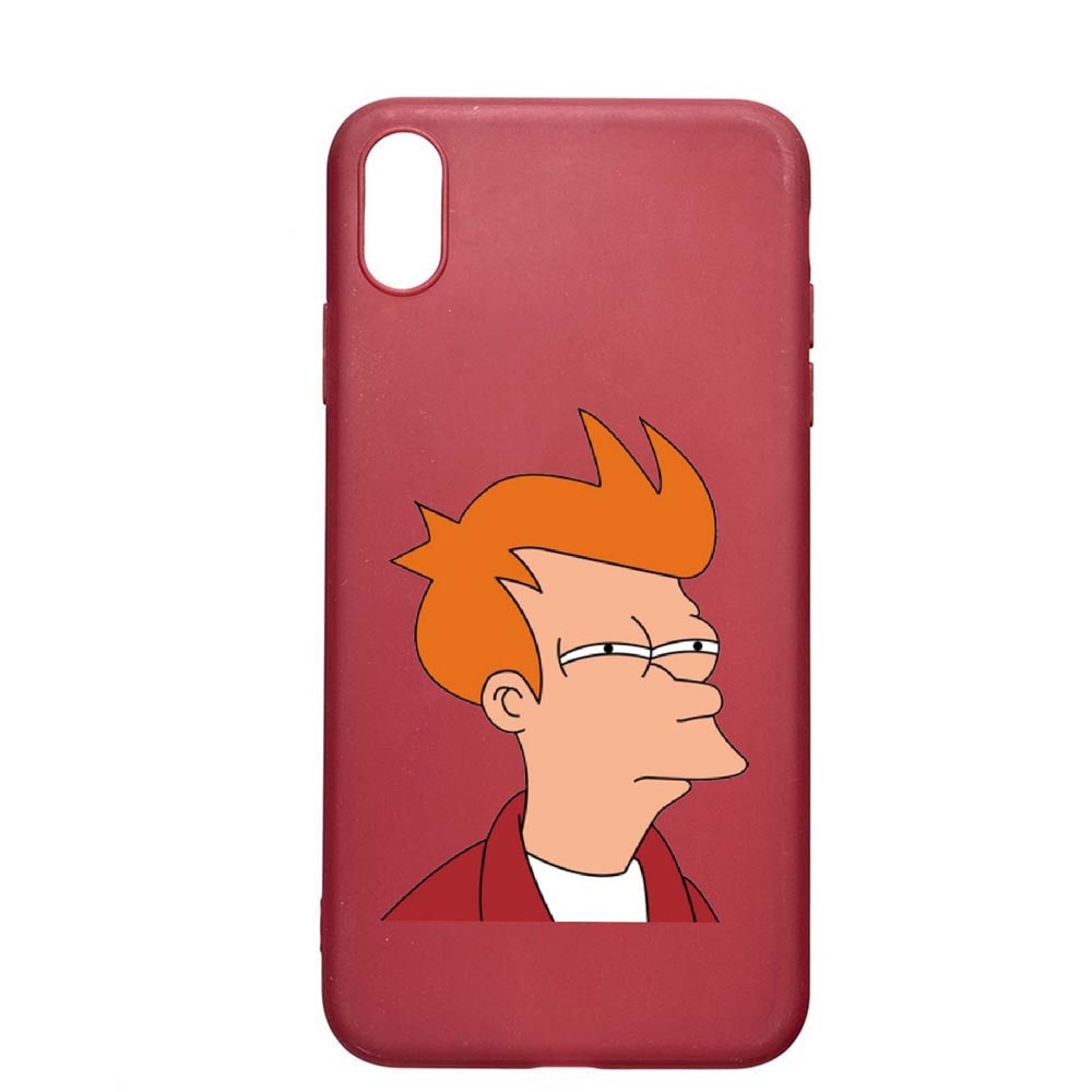 Husa Apple iPhone XS Max, Meme, rezistenta la uzura, anti-alunecare, din silicon Premium, Pomegranate, PG663