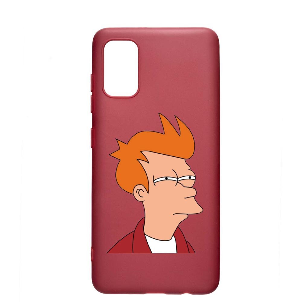 Husa Samsung Galaxy A51, Meme, rezistenta la uzura, anti-alunecare, din silicon Premium, Pomegranate, PG663