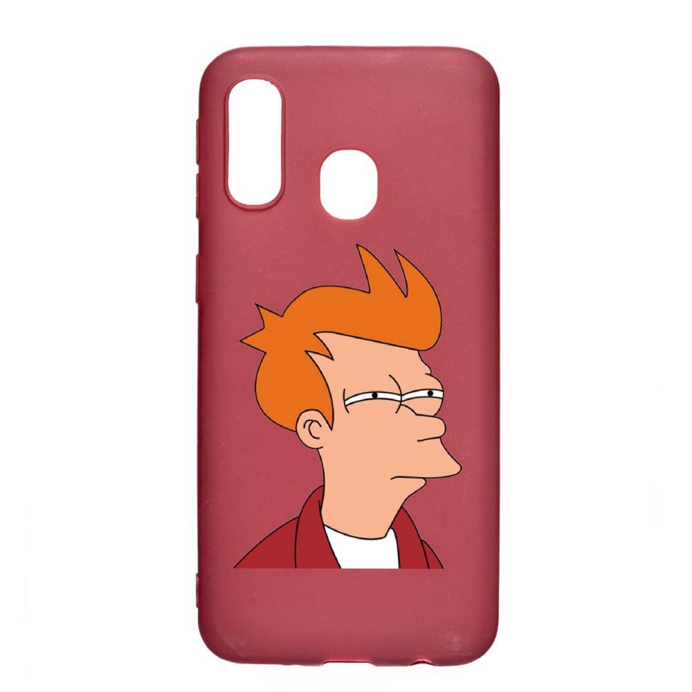 Husa Samsung Galaxy A20e, Meme, rezistenta la uzura, anti-alunecare, din silicon Premium, Pomegranate, PG663