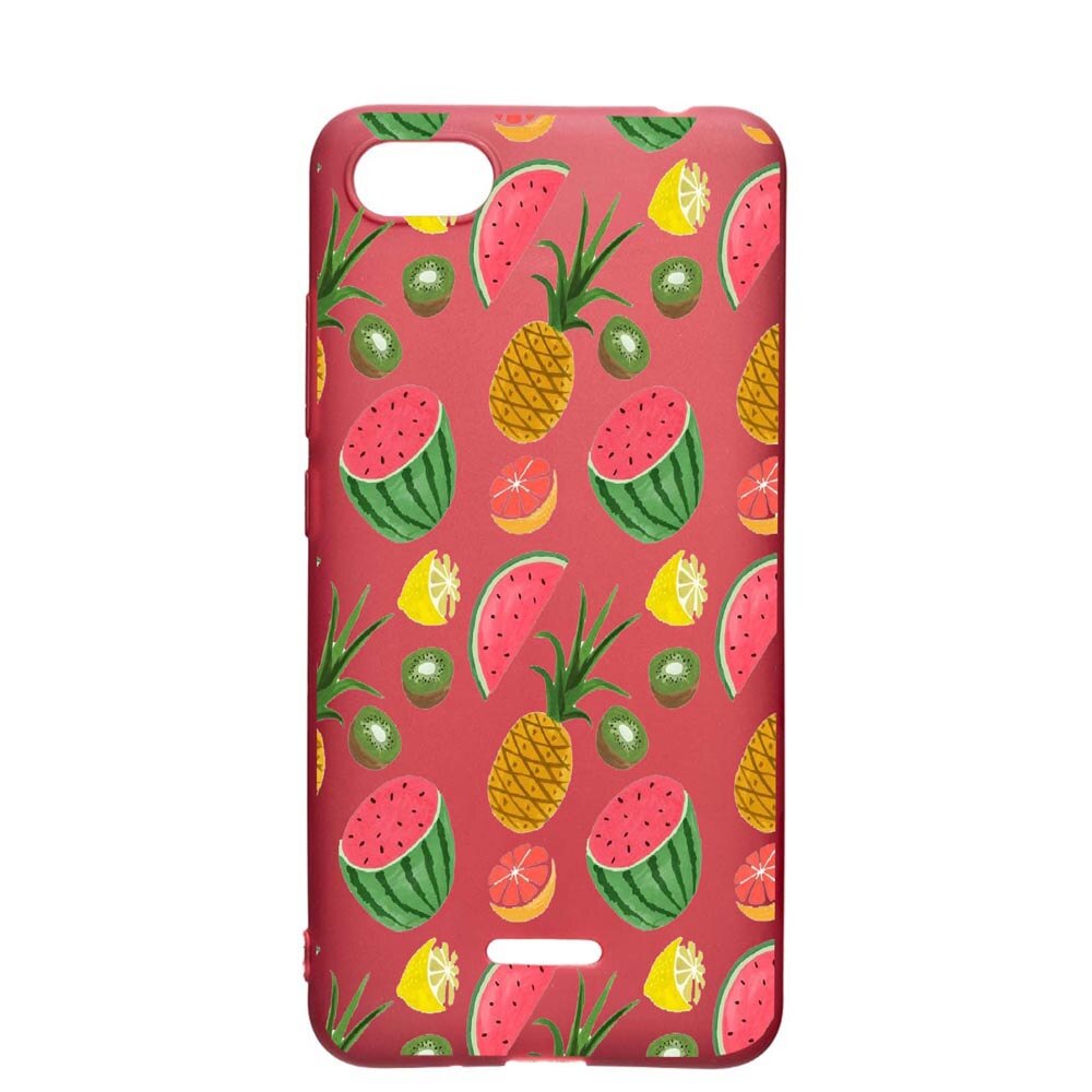 Husa Apple iPhone SE 2 / iPhone 7 / iPhone 8, Ananas, rezistenta la uzura, anti-alunecare, din silicon Premium, Pomegranate, PG666