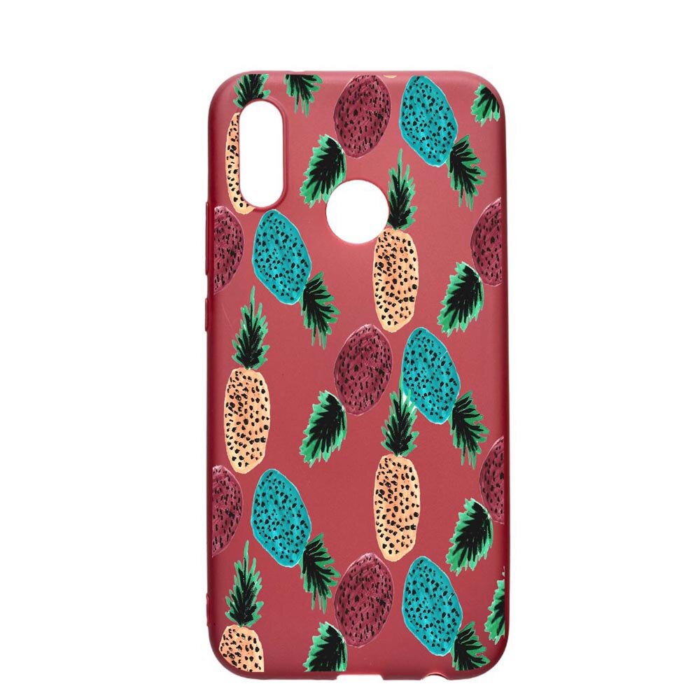 Husa Huawei P20 Lite, Ananas, rezistenta la uzura, anti-alunecare, din silicon Premium, Pomegranate, PG669