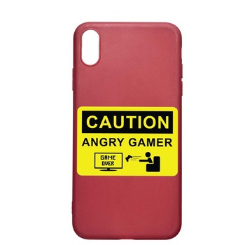Husa Samsung Galaxy A10, Gamer - Angry Gamer, rezistenta la uzura, anti-alunecare, din silicon Premium, Pomegranate, PG673 Husa Samsung Galaxy A10, Gamer - Angry Gamer, rezistenta la uzura, anti-alunecare, din silicon Premium, Pomegranate, PG673