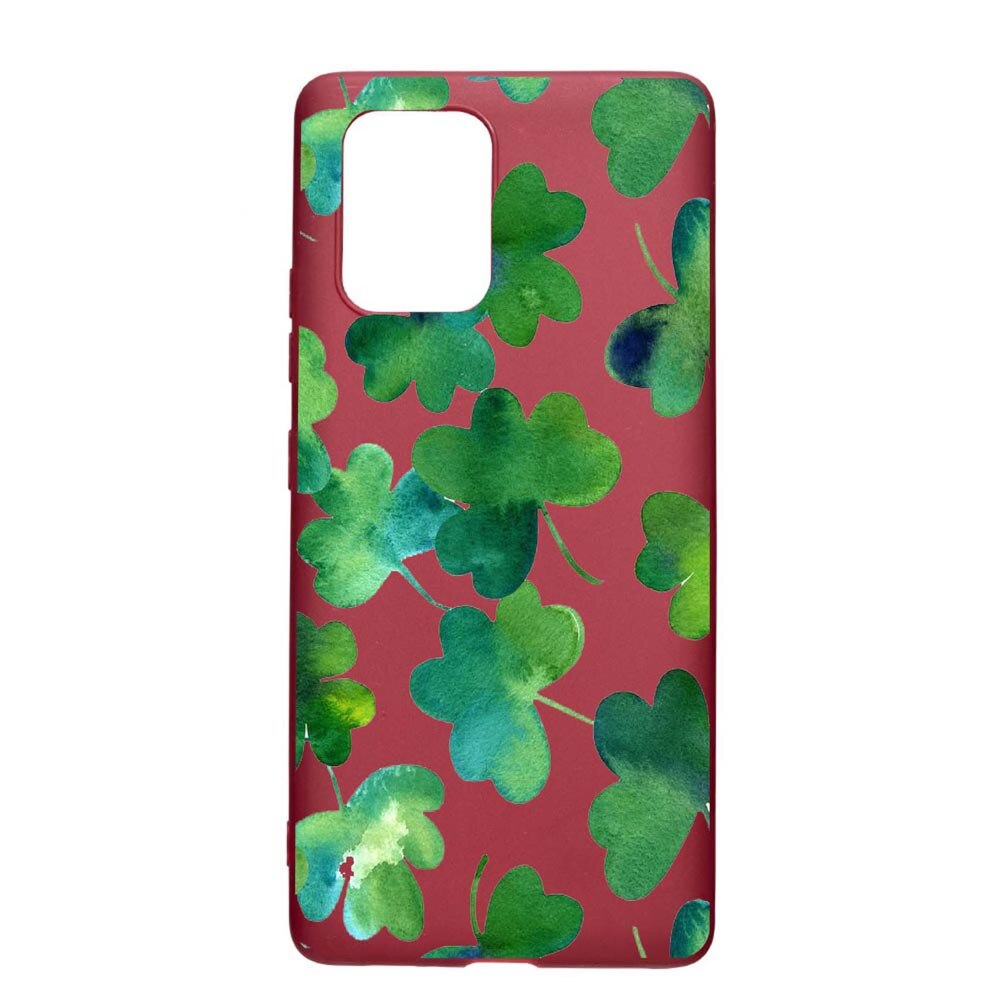 Husa Apple iPhone 11 Pro, Flowers, rezistenta la uzura, anti-alunecare, din silicon Premium, Pomegranate, PG697