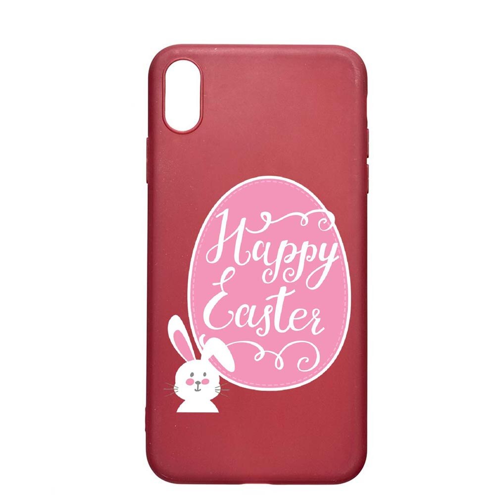 Husa Huawei Y5 2019, Happy Easter, rezistenta la uzura, anti-alunecare, din silicon Premium, Pomegranate, PG689