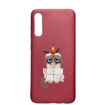 Husa Samsung Galaxy A50 / A50S, Meme - Gumpy Unicorn Mode, rezistenta la uzura, anti-alunecare, din silicon Premium, Pomegranate, PG654 Husa Samsung Galaxy A50 / A50S, Meme - Gumpy Unicorn Mode, rezistenta la uzura, anti-alunecare, din silicon Premium, Pomegranate, PG654