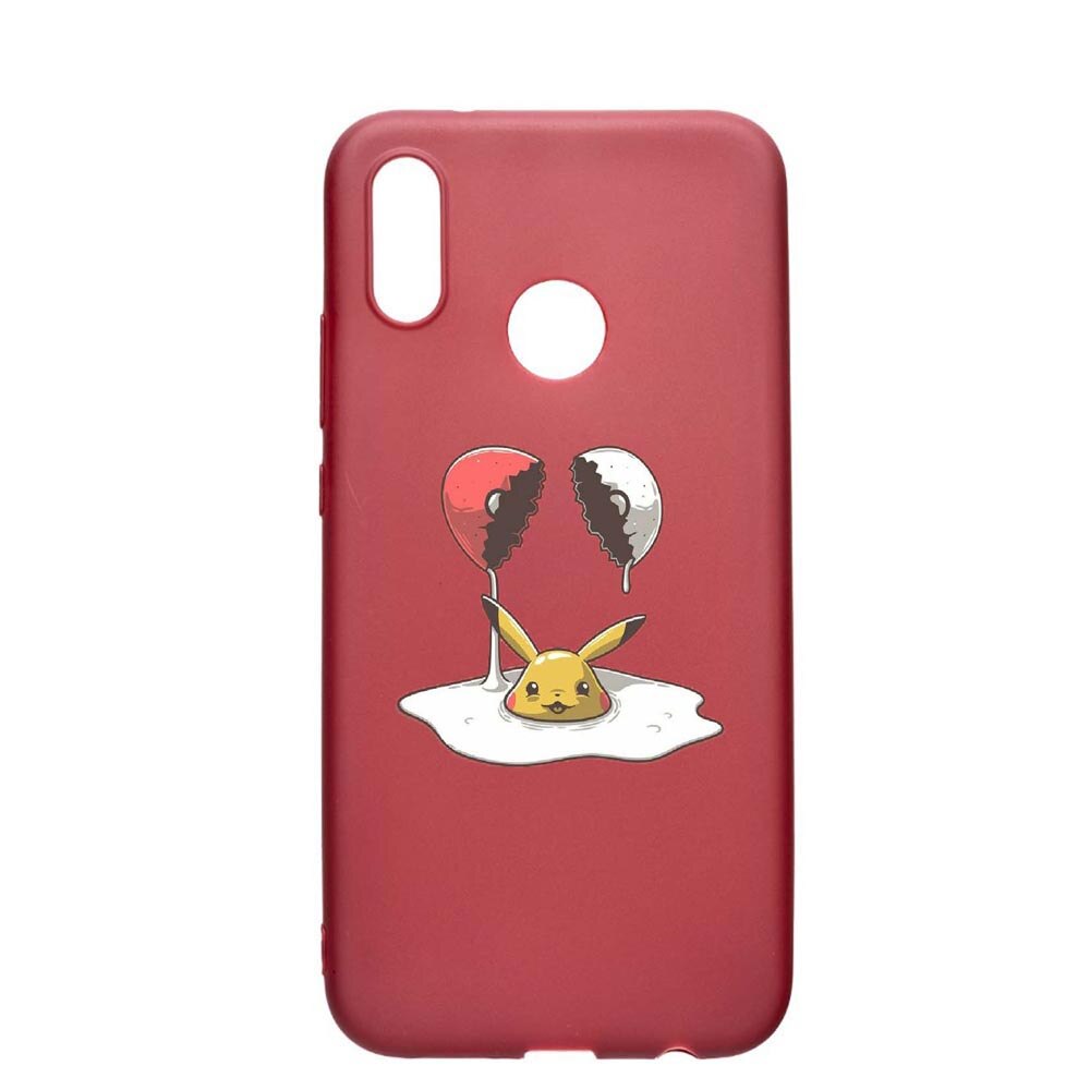Husa Huawei P20 Lite, Meme, rezistenta la uzura, anti-alunecare, din silicon Premium, Pomegranate, PG656