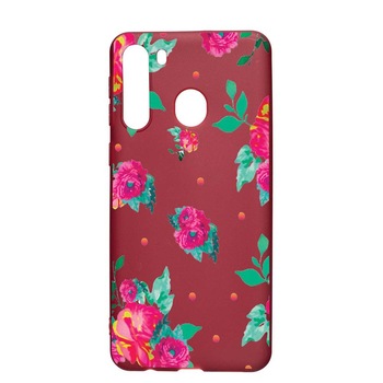 Husa Samsung Galaxy A21, Roses - Pastel Colors, rezistenta la uzura, anti-alunecare, din silicon Premium, Pomegranate, PG688 Husa Samsung Galaxy A21, Roses - Pastel Colors, rezistenta la uzura, anti-alunecare, din silicon Premium, Pomegranate, PG688
