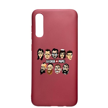 Husa Samsung Galaxy A30S, La Casa De Papel, rezistenta la uzura, anti-alunecare, din silicon Premium, Pomegranate, PG713 Husa Samsung Galaxy A30S, La Casa De Papel, rezistenta la uzura, anti-alunecare, din silicon Premium, Pomegranate, PG713