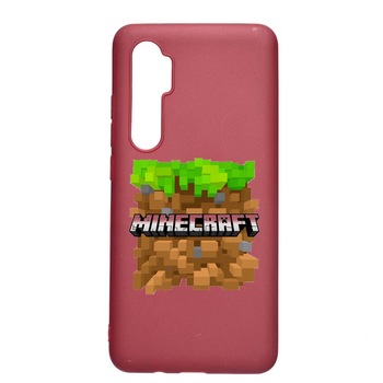 Husa Xiaomi Mi Note 10 Lite, Minecraft, rezistenta la uzura, anti-alunecare, din silicon Premium, Pomegranate, PG726 Husa Xiaomi Mi Note 10 Lite, Minecraft, rezistenta la uzura, anti-alunecare, din silicon Premium, Pomegranate, PG726