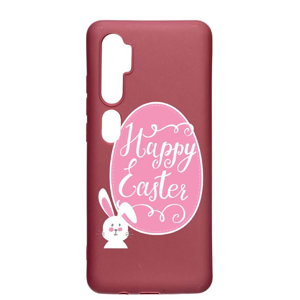 Husa Xiaomi Mi Note 10, Happy Easter, rezistenta la uzura, anti-alunecare, din silicon Premium, Pomegranate, PG689