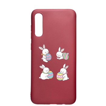 Husa Samsung Galaxy A50 / A50S, Rabbit - Easter, rezistenta la uzura, anti-alunecare, din silicon Premium, Pomegranate, PG690 Husa Samsung Galaxy A50 / A50S, Rabbit - Easter, rezistenta la uzura, anti-alunecare, din silicon Premium, Pomegranate, PG690