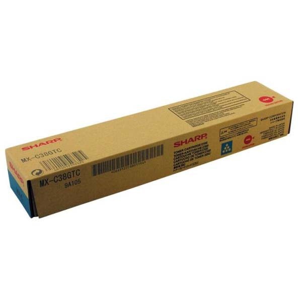 Toner Sharp MX-C38GTC, Azur