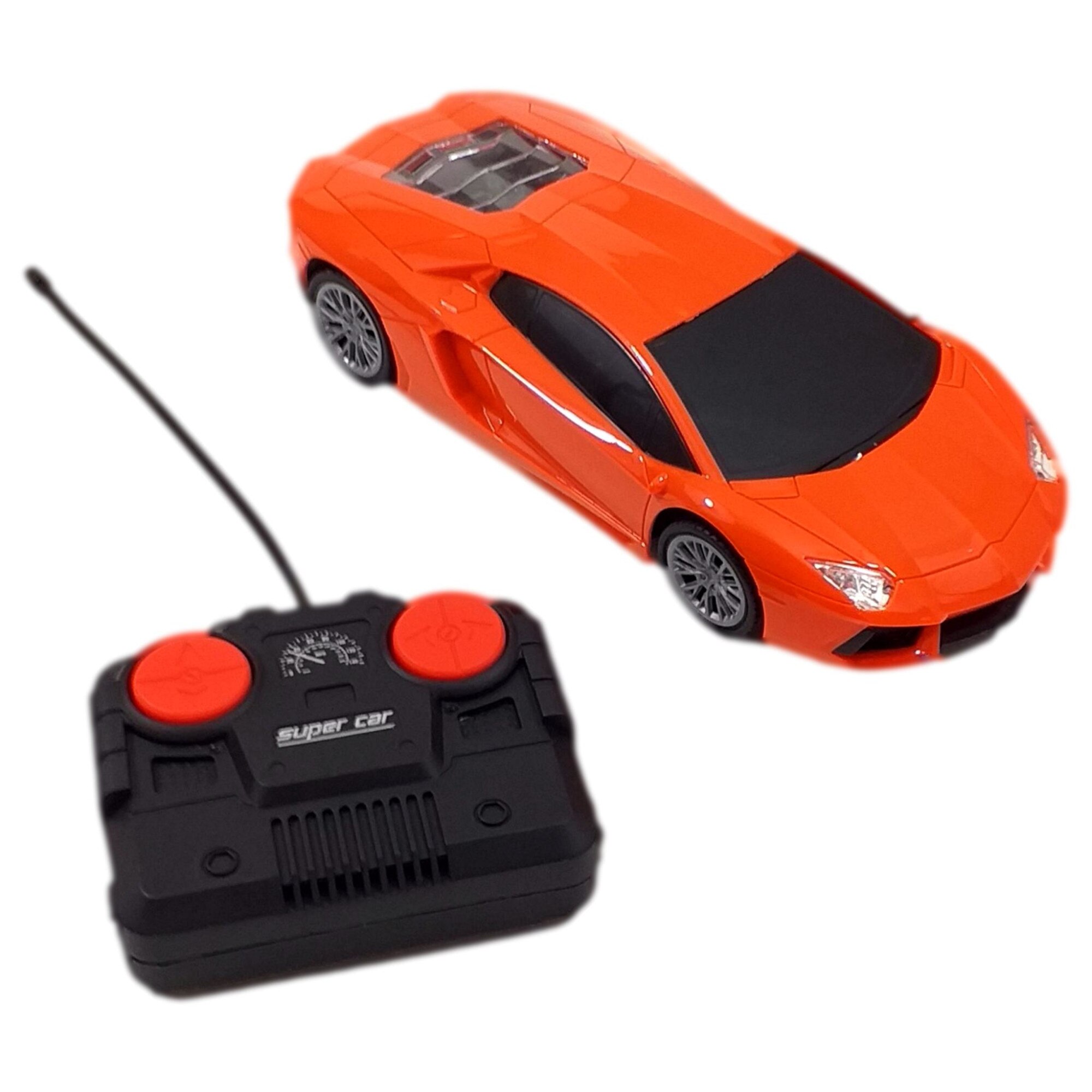 Masina cu telecomanda Range Rover, lumini si sunete, RC 1:16, Rosie