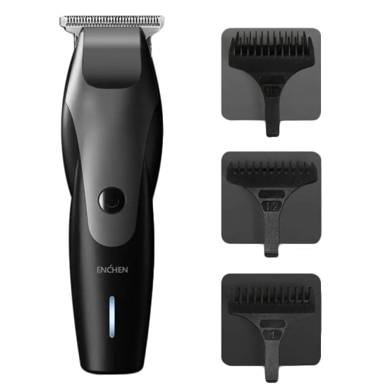 Aparatul de tuns Enchen Humming Bird, 10W, 4 ore autonomie, 1500mAh, 3 capete de tuns