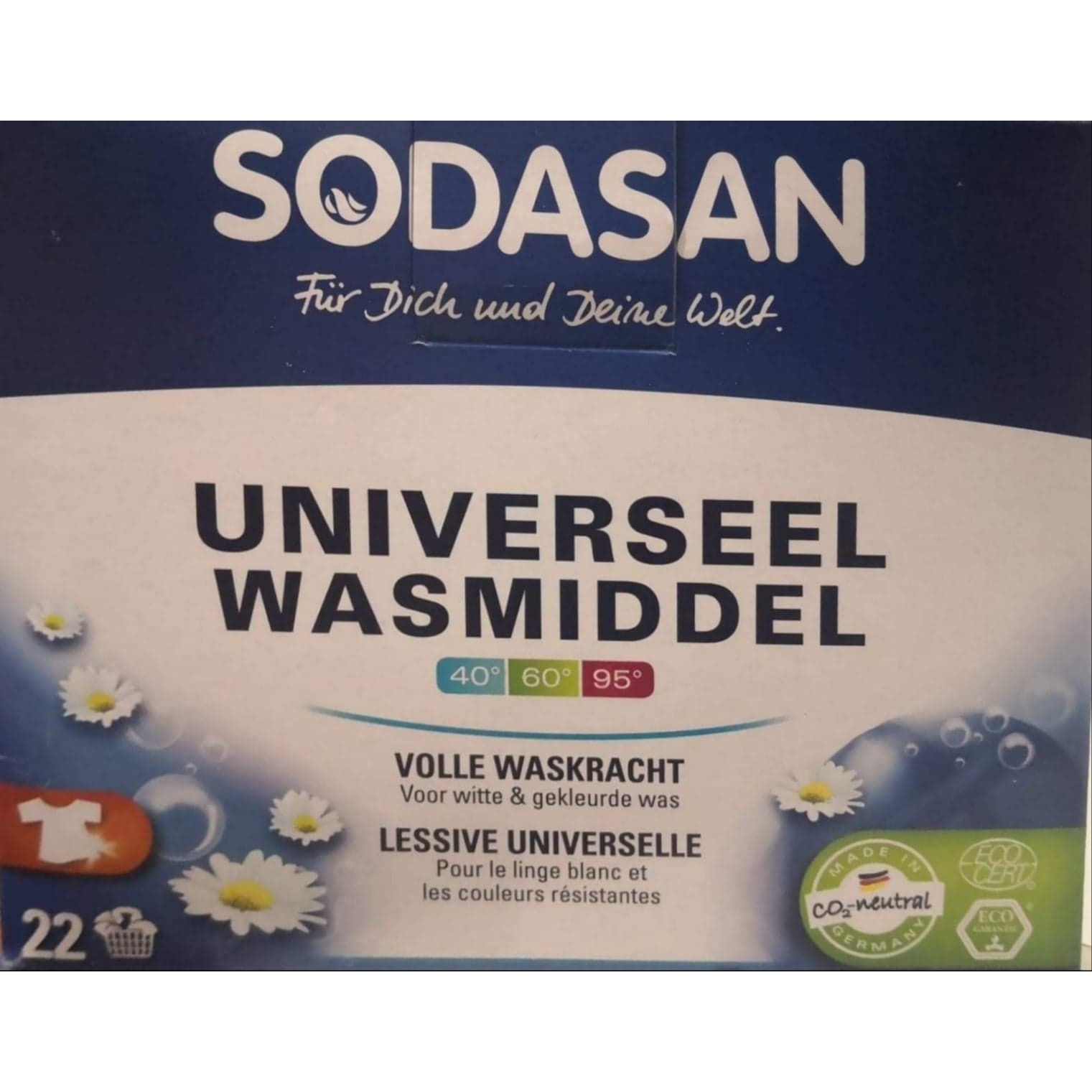 Detergent pudra, Sodasan, 22 spalari - 1.2kg