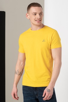 gant tricou cu decolteu la baza gatului si logo d galben imagen 54_0_
0