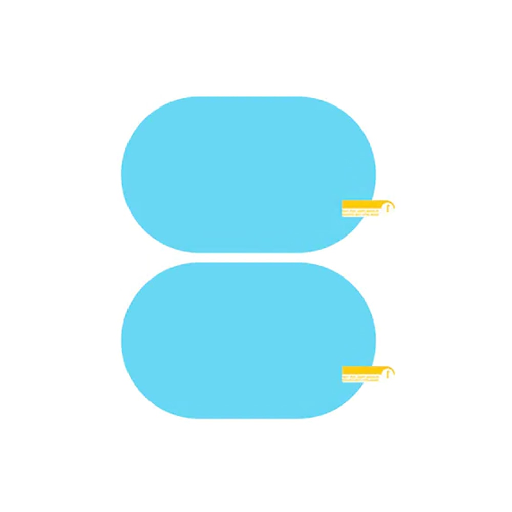 Set 2 x folie impotriva ploii pentru oglinzile auto, 150 x 200 mm