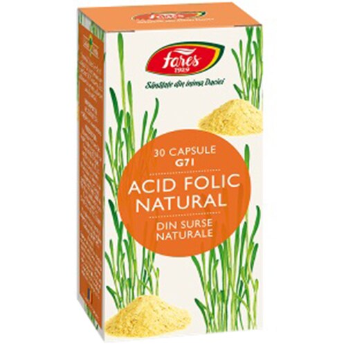 Supliment alimentar Acid folic, 30 capsule