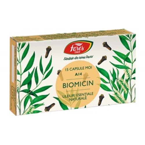 Supliment alimentar Biomicin, 15 capsule moi