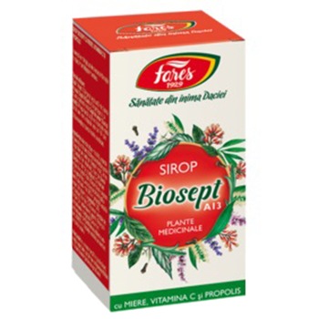 Biosept cu miere si propolis Sirop, 100 ml Biosept cu miere si propolis Sirop, 100 ml
