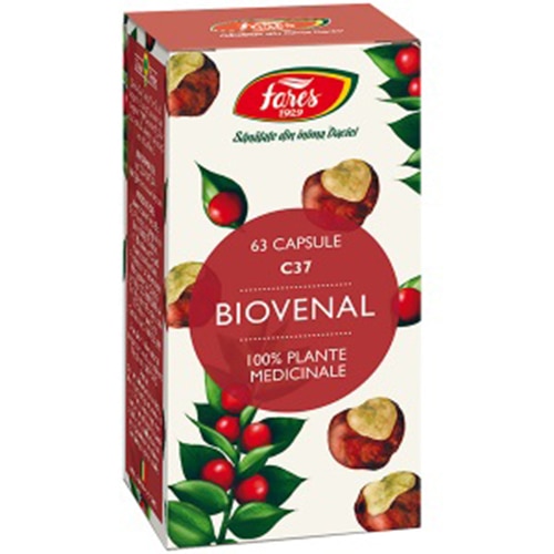 Supliment alimentar Biovenal, 63 capsule