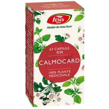 Supliment alimentar Calmocard, 63 capsule Supliment alimentar Calmocard, 63 capsule