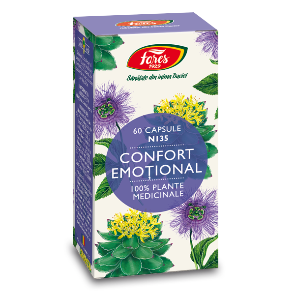 Supliment alimentar Confort emotional, 60 capsule