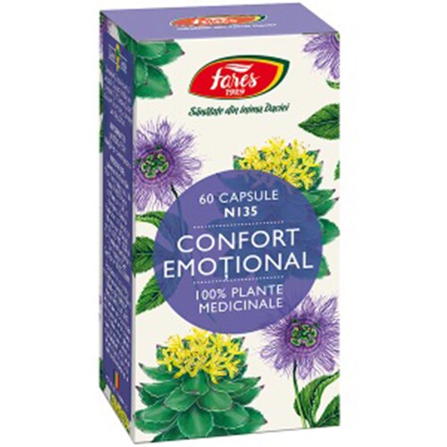 Supliment alimentar Confort emotional, 60 capsule