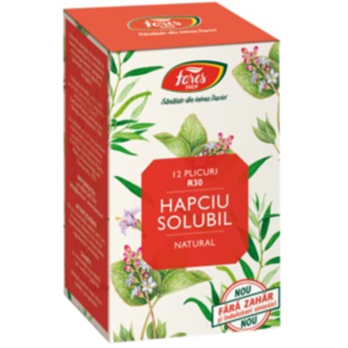 Supliment alimentar Hapciu solubil, 12 plicuri