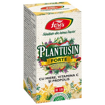 Plantusin forte cu miere si propolis, Sirop, 100 ml Plantusin forte cu miere si propolis, Sirop, 100 ml