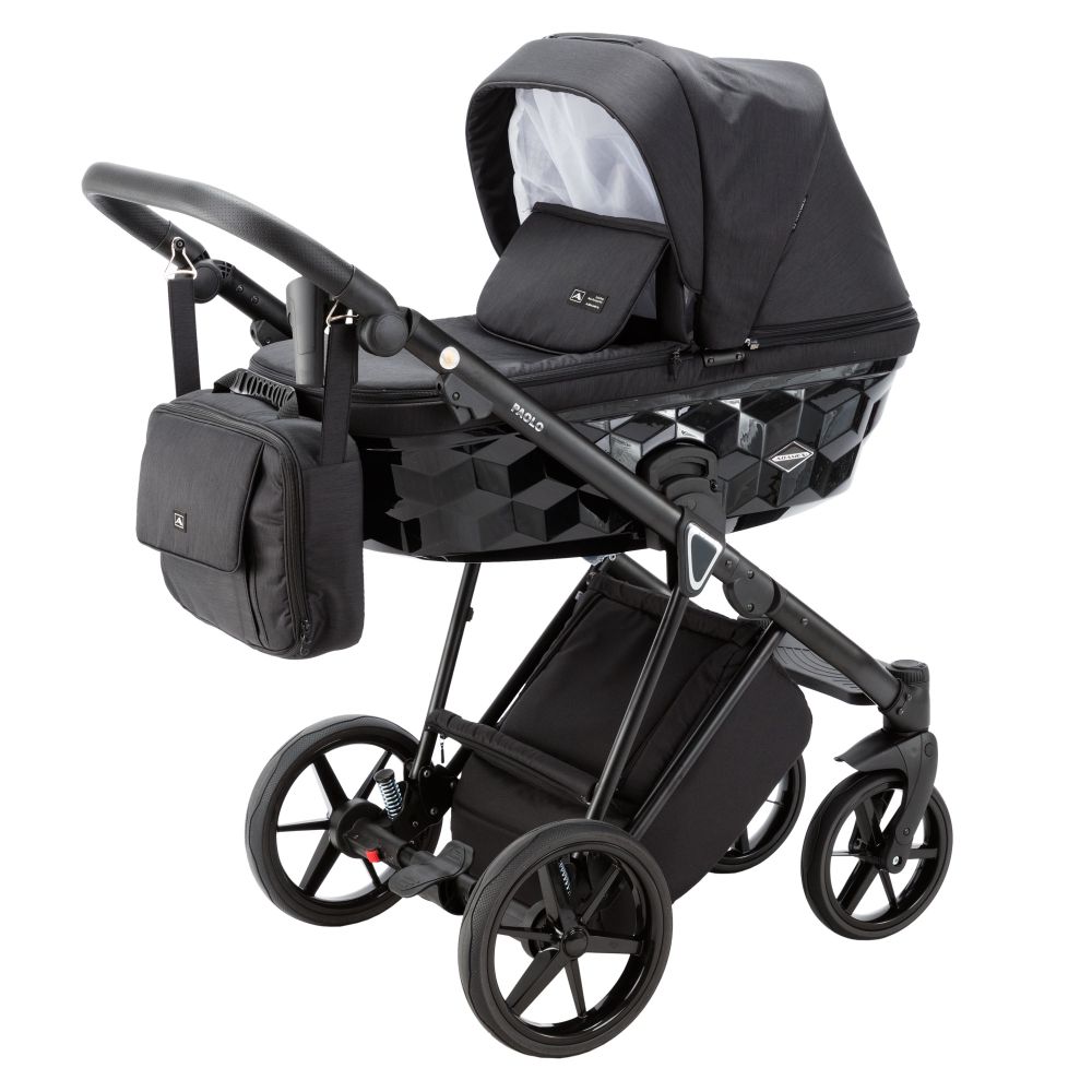 Carucior 3 in 1 Paolo Adamex Clasic Black TK13