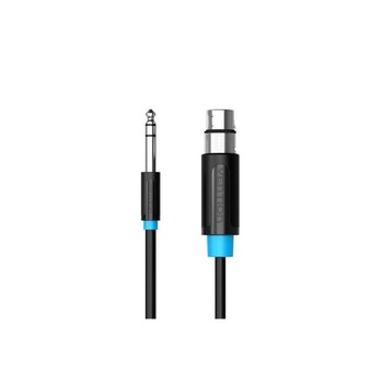 Cablu XLR Mama- Jack 6.5 mm tata, 1 metru, Vention Cablu XLR Mama- Jack 6.5 mm tata, 1 metru, Vention