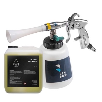 Set Pistol de curatare Benbow 002 cu aer comprimat classic + Solutie CleanTech 5 L, BenBow, Maner metal Set Pistol de curatare Benbow 002 cu aer comprimat classic + Solutie CleanTech 5 L, BenBow, Maner metal
