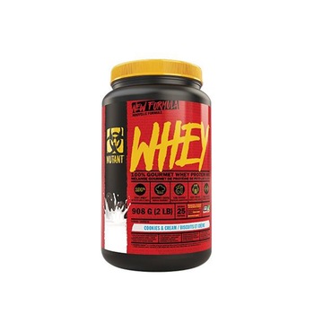 Proteina, Mutant, Whey pentru Masa Muculara cu aroma de Cookies And Cream, 0.908 Kg Proteina, Mutant, Whey pentru Masa Muculara cu aroma de Cookies And Cream, 0.908 Kg