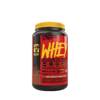Proteina, Mutant, Whey pentru Masa Muculara cu aroma de ciocolata 0.908 Kg Proteina, Mutant, Whey pentru Masa Muculara cu aroma de ciocolata 0.908 Kg