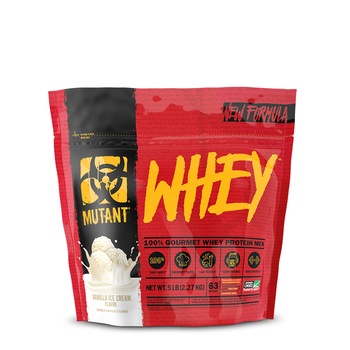 Proteina, Mutant, Whey pentru Masa Muculara cu aroma de Vanilla Ice Cream 2.270 Kg Proteina, Mutant, Whey pentru Masa Muculara cu aroma de Vanilla Ice Cream 2.270 Kg