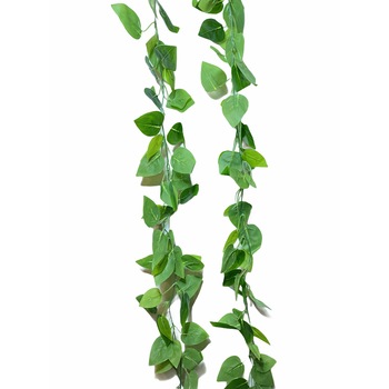 Set 2 ghirlande frunze decorative Atelier, Verde, 240cm Set 2 ghirlande frunze decorative Atelier, Verde, 240cm