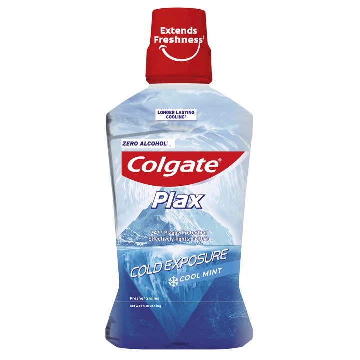 Вода за уста Colgate Cold Exposure, 500 мл