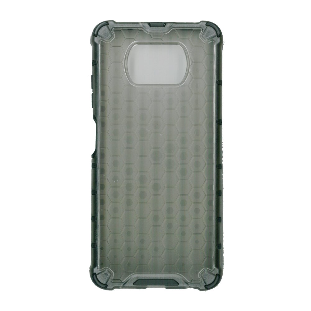 Husa protectie spate anti-shock hexa, pentru Xiaomi Poco X3 NFC, negru
