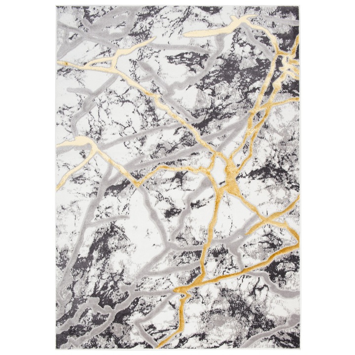 Covor Shine Modern Gold Unique Chemex DY26A FTZ cremos 120x170