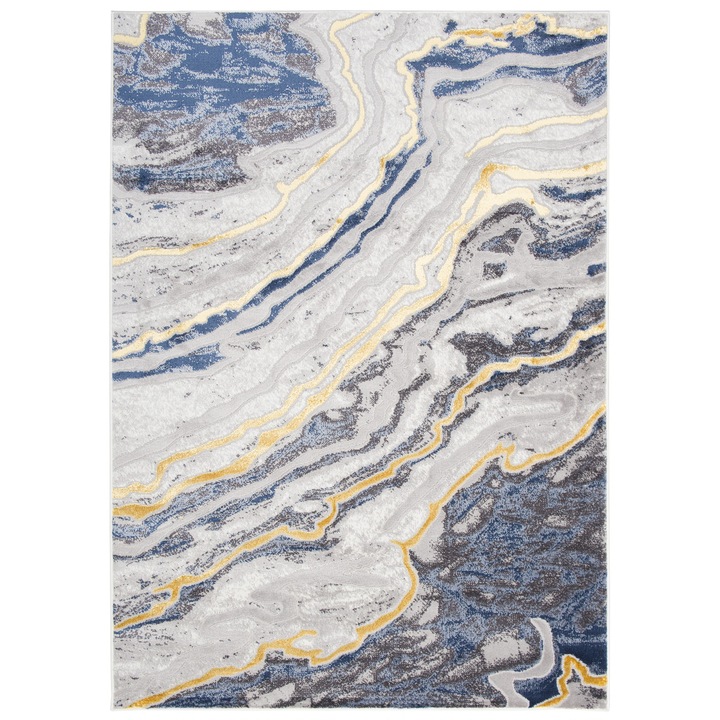 Covor Shine Modern Gold Unique Chemex DY27B FTZ cremos 180x250