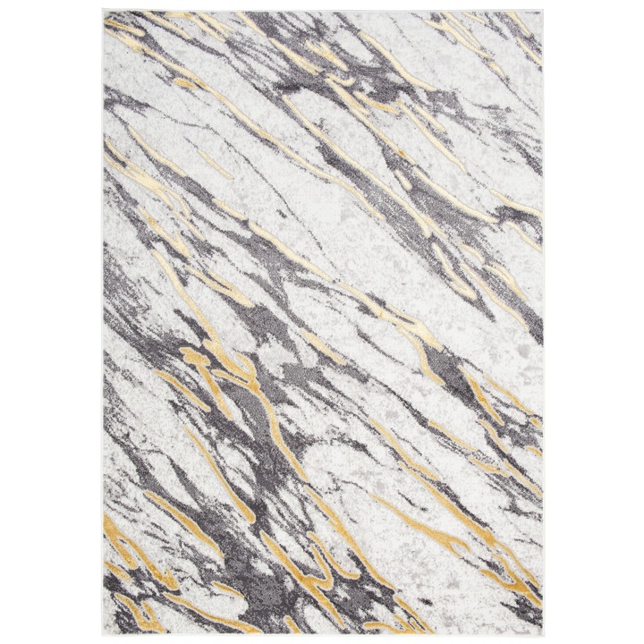 Covor Shine Modern Gold Unique Chemex DY29A FTZ cremos 160x220