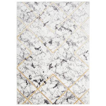 Covor Shine Modern Gold Unique Chemex FA76A FTZ cremos 140x200 Covor Shine Modern Gold Unique Chemex FA76A FTZ cremos 140x200