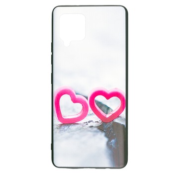 Husa de protectie pentru Samsung Galaxy A42 5G, Print Two heart, din silicon, Ultra Slim Husa de protectie pentru Samsung Galaxy A42 5G, Print Two heart, din silicon, Ultra Slim