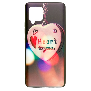 Husa de protectie pentru Samsung Galaxy A42 5G, Print Heart to you, din silicon, Ultra Slim