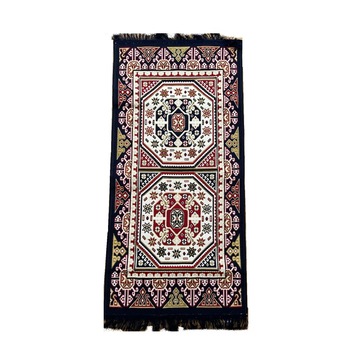 Covor rustic tesut, Serhouse, doua fete, Indigo, Dimensiune 60X120 cm Covor rustic tesut, Serhouse, doua fete, Indigo, Dimensiune 60X120 cm